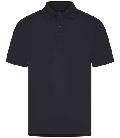 Henbury Coolplus® Wicking Piqué Polo Shirt - Navy
