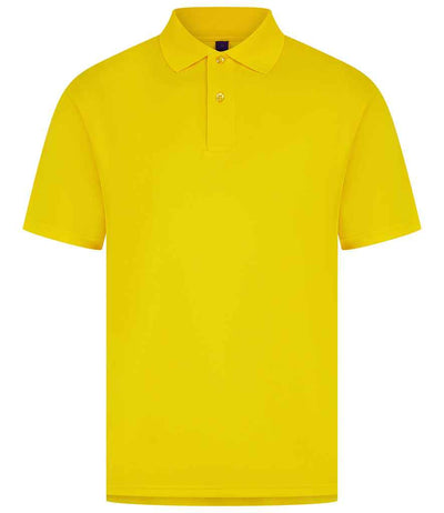 Henbury Coolplus® Wicking Piqué Polo Shirt - Yellow