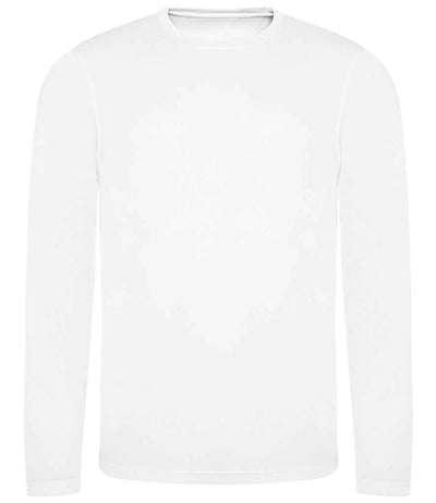 AWDis Cool Long Sleeve Wicking T-Shirt - Arctic White