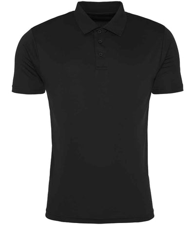 AWDis Cool Smooth Polo Shirt - Jet Black