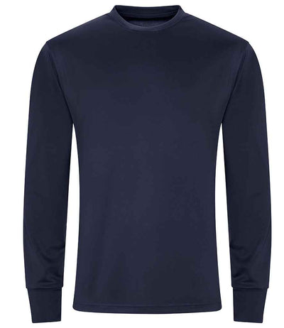 AWDis Cool Long Sleeve Active T-Shirt - French Navy