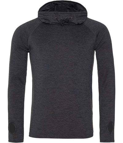 AWDis Cool Cowl Neck Top - Black Slate Melange
