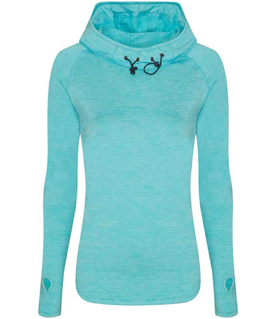 AWDis Ladies Cool Cowl Neck Top - Ocean Melange