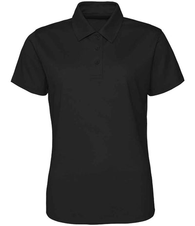 AWDis Ladies Cool Polo Shirt - Jet Black