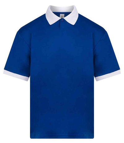 AWDis Cool Retro Sports Jersey - Dark Royal/White