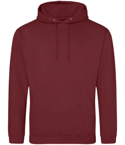 AWDis College Hoodie - Red Hot Chilli