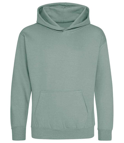 AWDis Kids Hoodie - Dusty Green