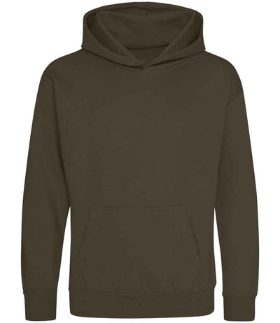 AWDis Kids Hoodie - Olive Green