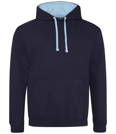 AWDis Varsity Hoodie - New French Navy/Sky Blue