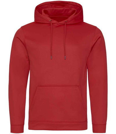 AWDis Sports Polyester Hoodie - Fire Red