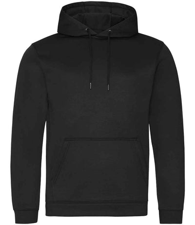 AWDis Sports Polyester Hoodie - Jet Black