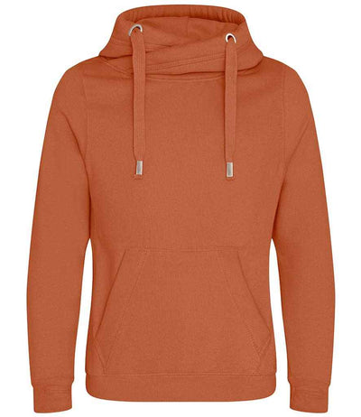 AWDis Cross Neck Hoodie - Ginger Biscuit