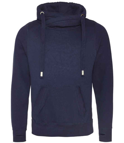 AWDis Cross Neck Hoodie - Oxford Navy