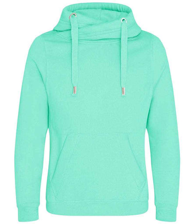 AWDis Cross Neck Hoodie - Peppermint