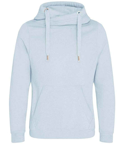AWDis Cross Neck Hoodie - Sky Blue