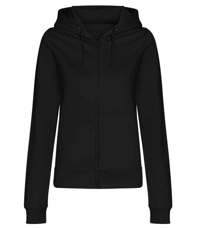 AWDis Ladies College Zoodie - Deep Black