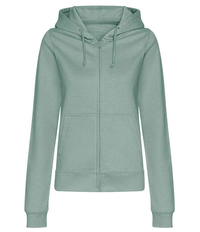 AWDis Ladies College Zoodie - Dusty Green