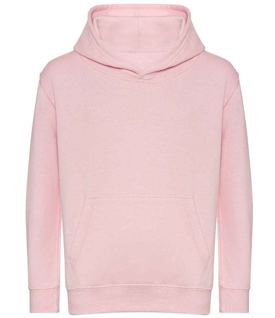 AWDis Kids Organic Hoodie - Baby Pink