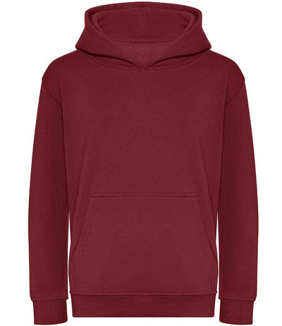AWDis Kids Organic Hoodie - Burgundy