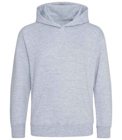 AWDis Kids Organic Hoodie - Heather Grey