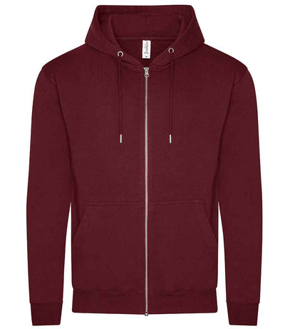 AWDis Organic Zoodie - Burgundy