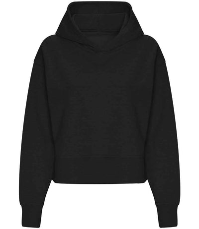 AWDis Ladies Relaxed Hoodie - Deep Black
