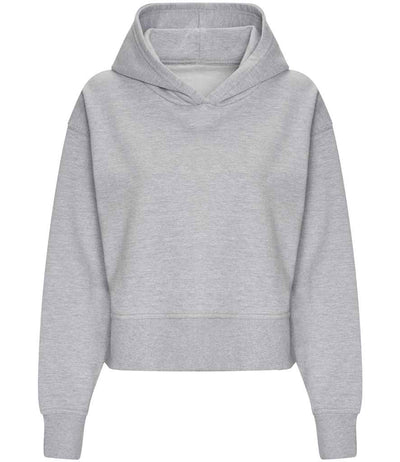 AWDis Ladies Relaxed Hoodie - Heather Grey