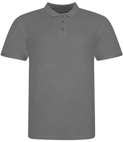 AWDis The 100 Cotton Piqué Polo Shirt - Charcoal