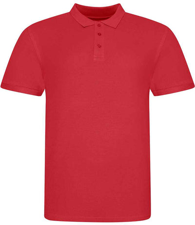 AWDis The 100 Cotton Piqué Polo Shirt - Fire Red