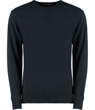 Kustom Kit Arundel Crew Neck Sweater - Navy
