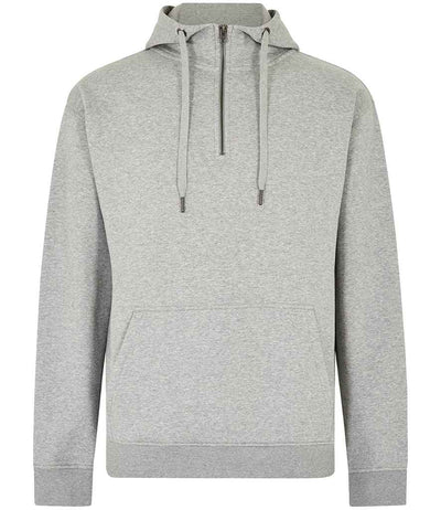 Kustom Kit 1/4 Zip Hoodie - Heather Grey