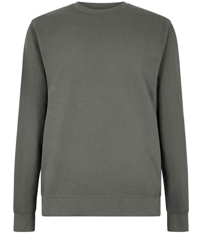Kustom Kit Regular Fit Piqué Sweatshirt - Dark Grey