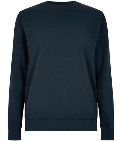 Kustom Kit Regular Fit Piqué Sweatshirt - Navy