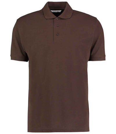 Kustom Kit Klassic Poly/Cotton Piqué Polo Shirt - Chocolate