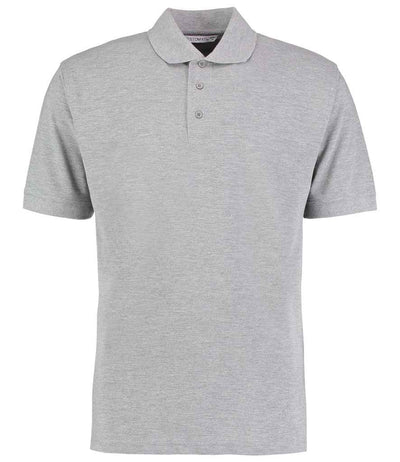 Kustom Kit Klassic Poly/Cotton Piqué Polo Shirt - Heather Grey