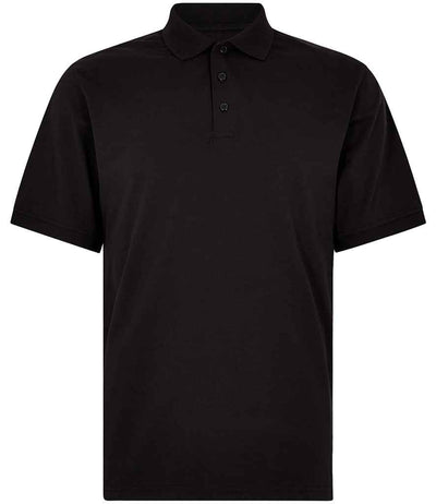 Kustom Kit Regular Fit Superwash® 60°C Jersey Polo Shirt - Black
