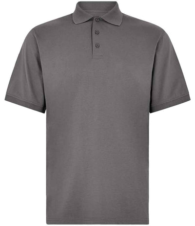 Kustom Kit Regular Fit Superwash® 60°C Jersey Polo Shirt - Charcoal