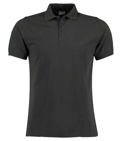 Kustom Kit Klassic Slim Fit Poly/Cotton Piqué Polo Shirt - Graphite Grey