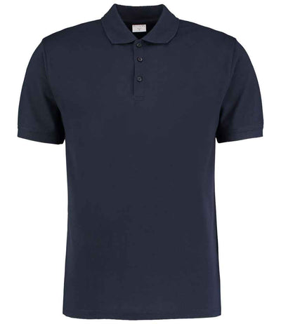 Kustom Kit Klassic Slim Fit Poly/Cotton Piqué Polo Shirt - Navy