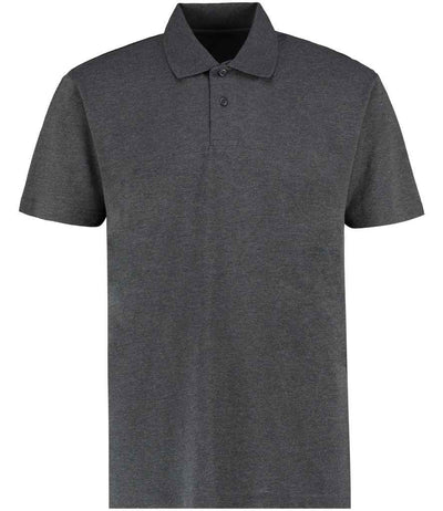 Kustom Kit Regular Fit Workforce Piqué Polo Shirt - Dark Grey Marl