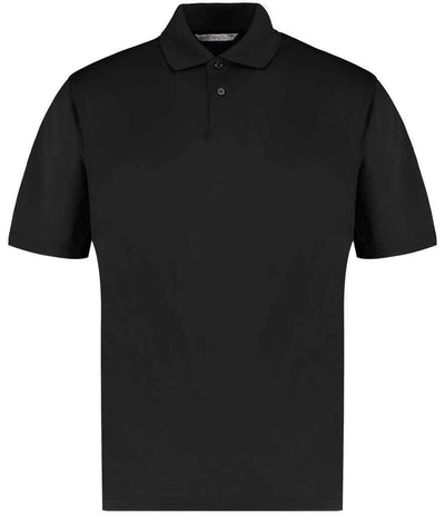 Kustom Kit Regular Fit Cooltex® Plus Superwash® 60°C Piqué Polo Shirt - Black