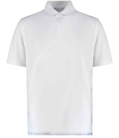 Kustom Kit Regular Fit Cooltex® Plus Superwash® 60°C Piqué Polo Shirt - White