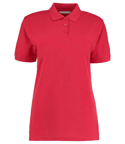 Kustom Kit Ladies Klassic Poly/Cotton Piqué Polo Shirt - Red