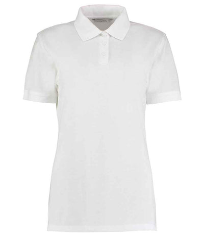 Kustom Kit Ladies Klassic Poly/Cotton Piqué Polo Shirt - White