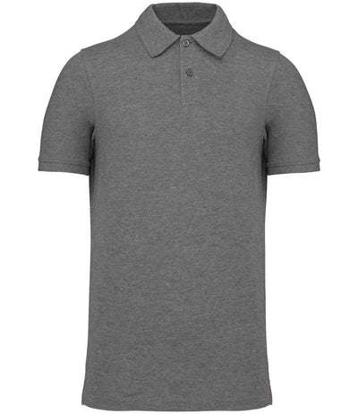 Kariban Organic 180 Piqué Polo Shirt - Grey Heather