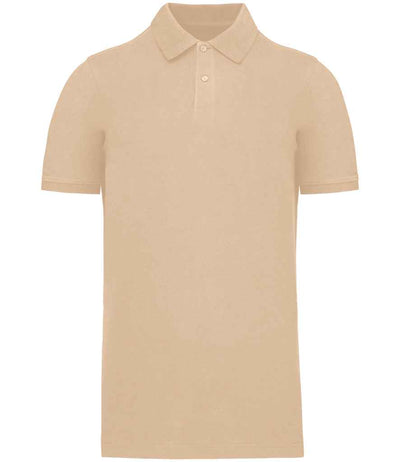 Kariban Organic 180 Piqué Polo Shirt - Light Sand