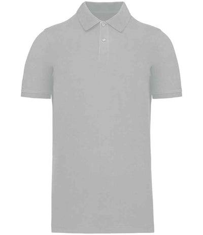 Kariban Organic 180 Piqué Polo Shirt - Snow Grey