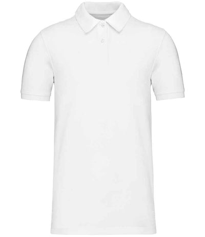 Kariban Organic 180 Piqué Polo Shirt - White