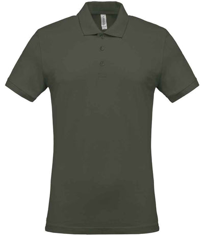 Kariban Short Sleeve Piqué Polo Shirt - Dark Khaki