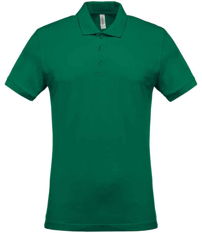 Kariban Short Sleeve Piqué Polo Shirt - Kelly Green